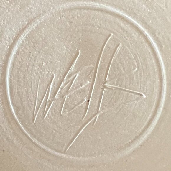 Handcrafted Hand Thrown Drip Glaze Pottery Mug Signed by Artist - Wells - Picture 10 of 10